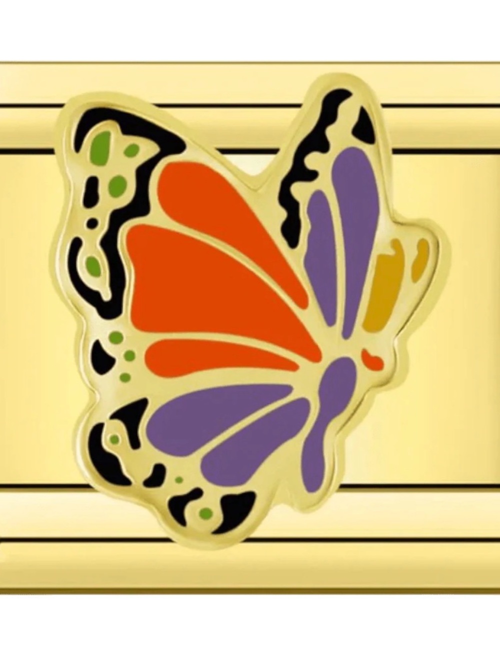5 for $15 Butterfly Italian Charm Link with Colorful Wings